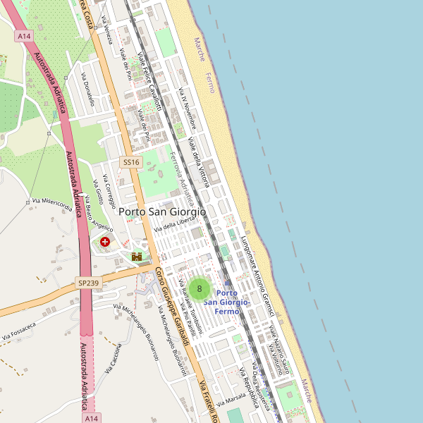 Thumbnail mappa abbigliamento di Porto San Giorgio