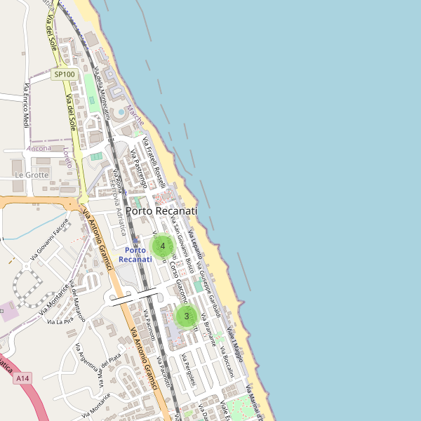 Thumbnail mappa bancomat di Porto Recanati