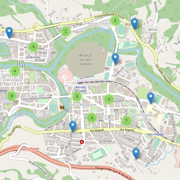 Thumbnail mappa bar di Ascoli Piceno