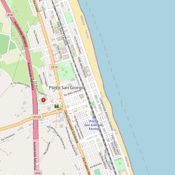 Thumbnail mappa calzature di Porto San Giorgio