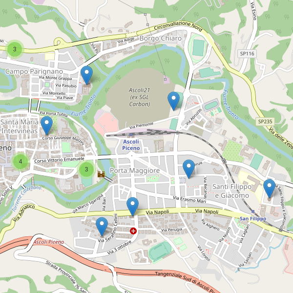 Thumbnail mappa chiese di Ascoli Piceno