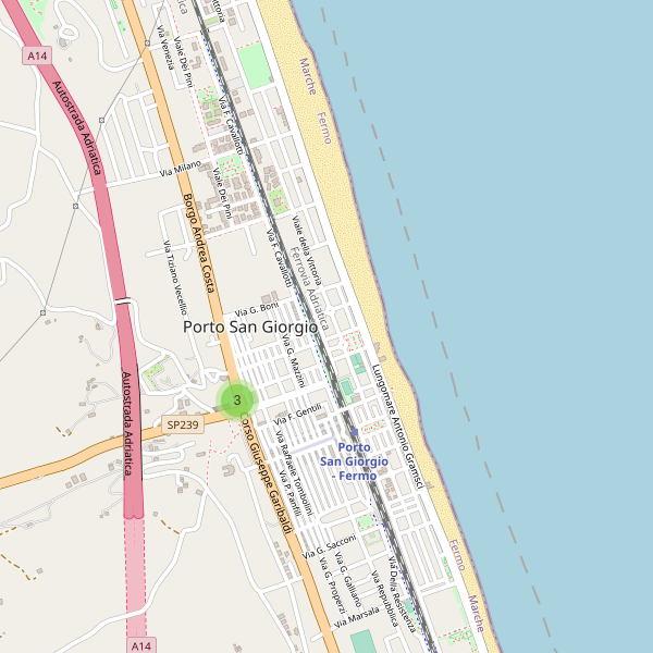 Thumbnail mappa chiese di Porto San Giorgio
