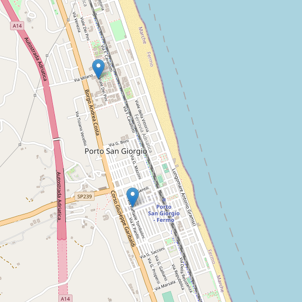 Thumbnail mappa farmacie di Porto San Giorgio