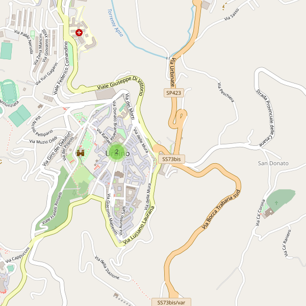 Thumbnail mappa farmacie di Urbino