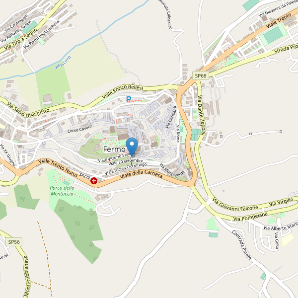 Thumbnail mappa hotel di Fermo