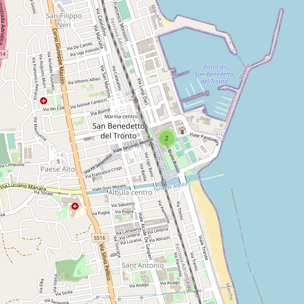 Thumbnail mappa hotel di San Benedetto del Tronto