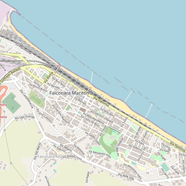 Thumbnail mappa mercati di Falconara Marittima