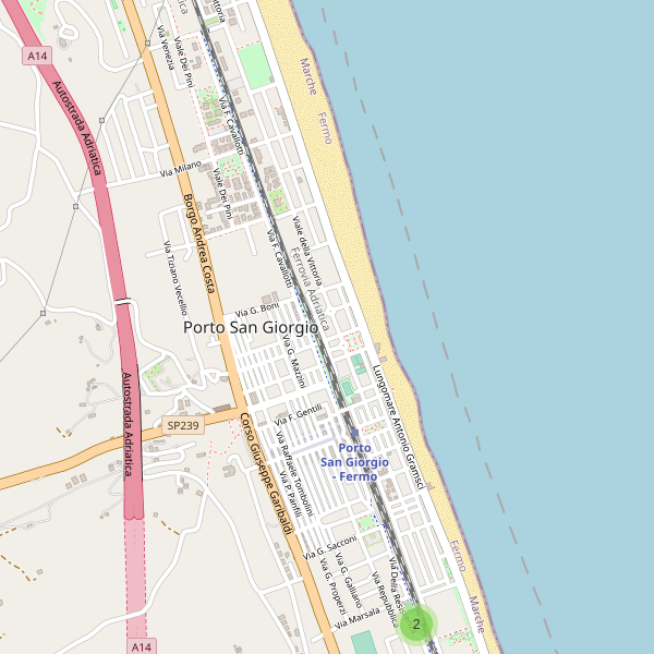 Thumbnail mappa monumenti di Porto San Giorgio