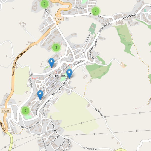 Thumbnail mappa parcheggi di Camerino