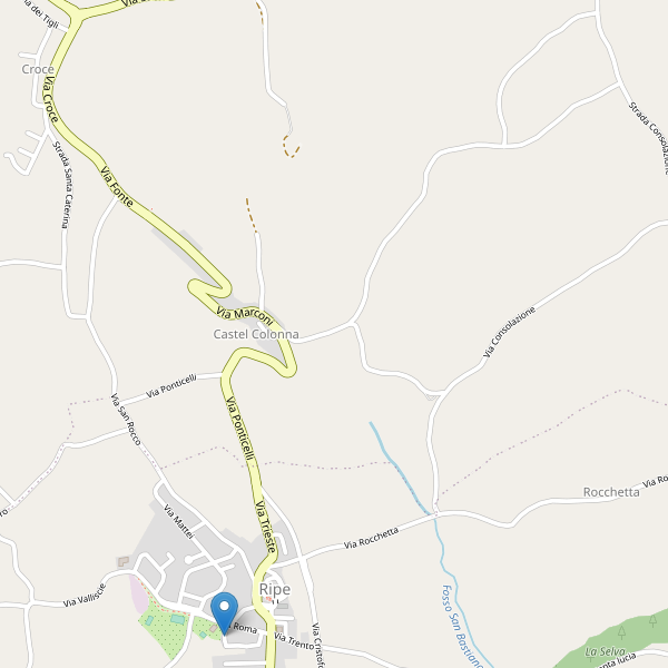 Thumbnail mappa parcheggi di Castel Colonna