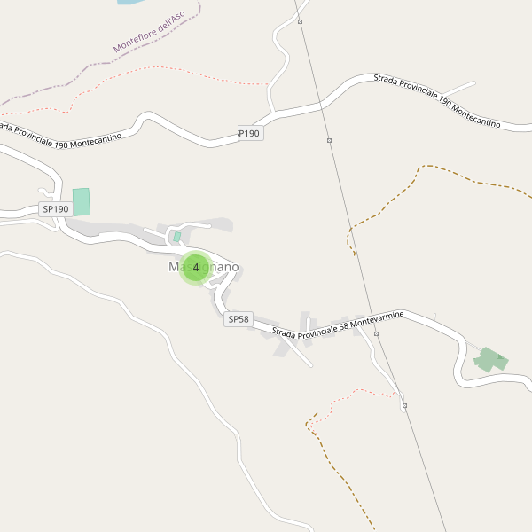 Thumbnail mappa parcheggi di Massignano