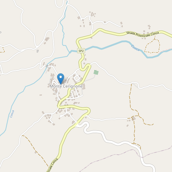 Thumbnail mappa parcheggi di Monte Cerignone