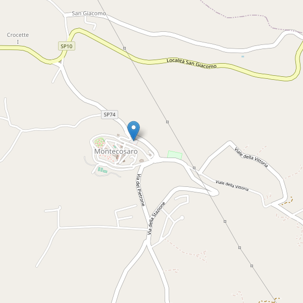 Thumbnail mappa parcheggi di Montecosaro