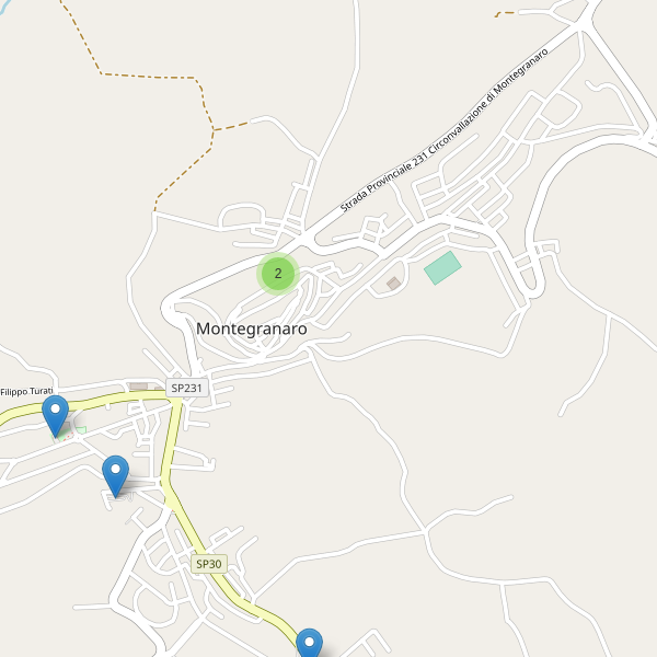 Thumbnail mappa parcheggi di Montegranaro