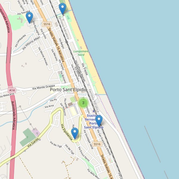 Thumbnail mappa parcheggi di Porto Sant'Elpidio