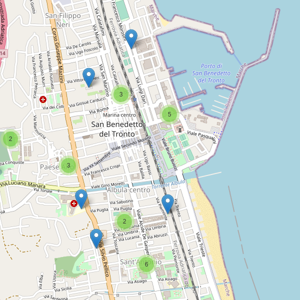 Thumbnail mappa parcheggi di San Benedetto del Tronto