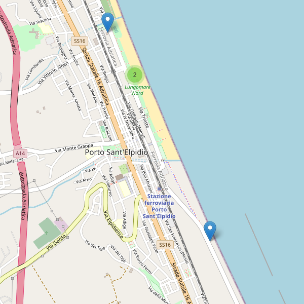 Thumbnail mappa ristoranti di Porto Sant'Elpidio