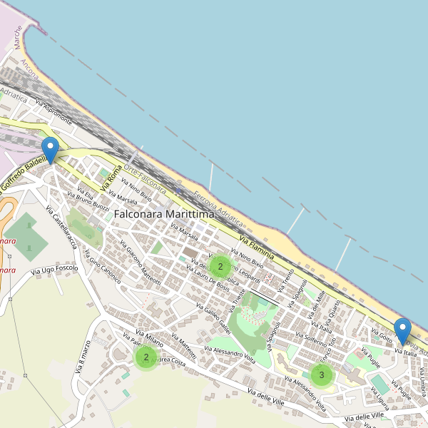 Thumbnail mappa scuole di Falconara Marittima