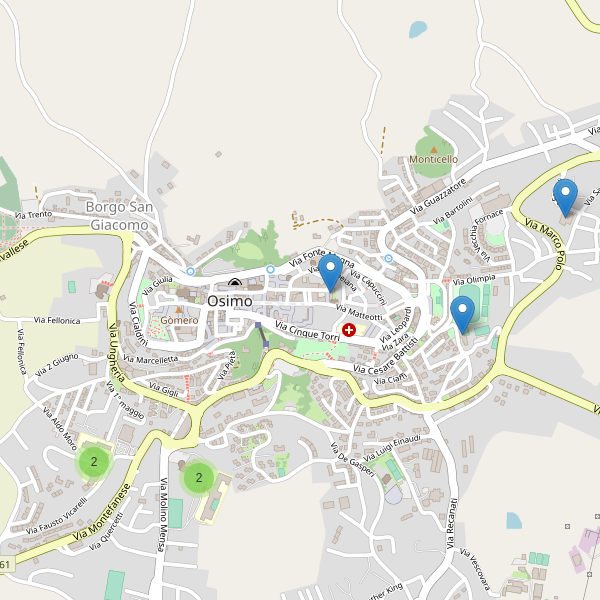Thumbnail mappa scuole di Osimo