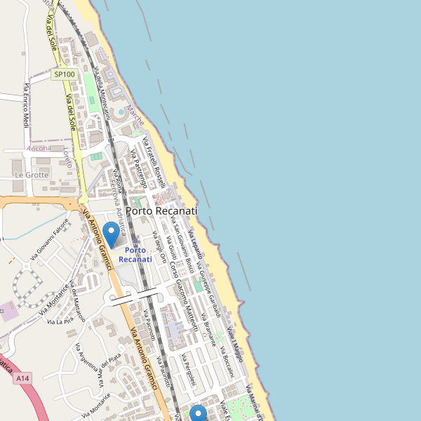 Thumbnail mappa scuole di Porto Recanati