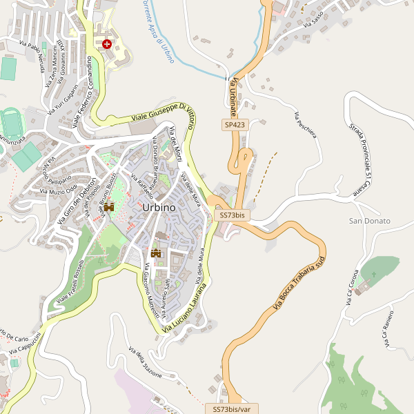 Thumbnail mappa sitiarcheologici di Urbino