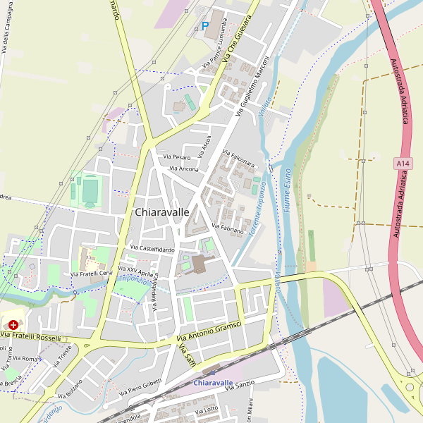 Thumbnail mappa stazioni di Chiaravalle
