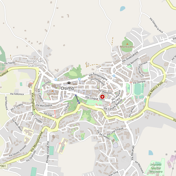 Thumbnail mappa stazioni di Osimo