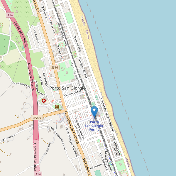 Thumbnail mappa stazioni di Porto San Giorgio