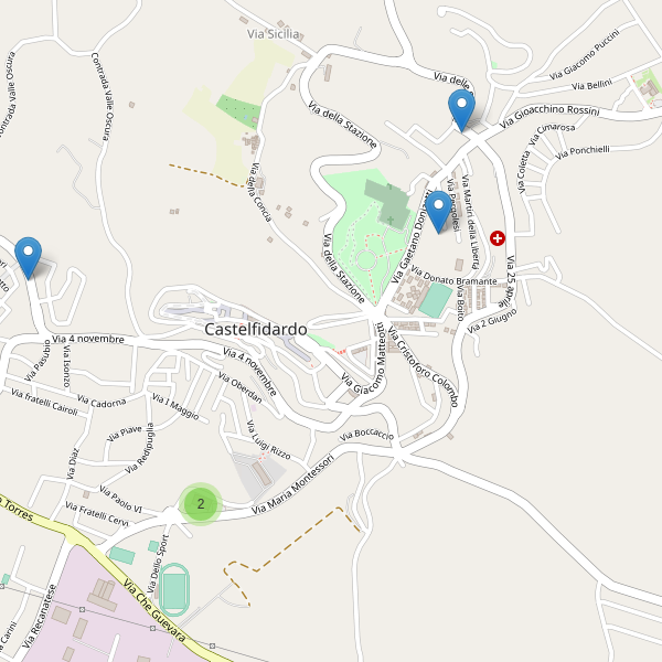 Thumbnail mappa supermercati di Castelfidardo