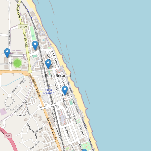 Thumbnail mappa supermercati di Porto Recanati