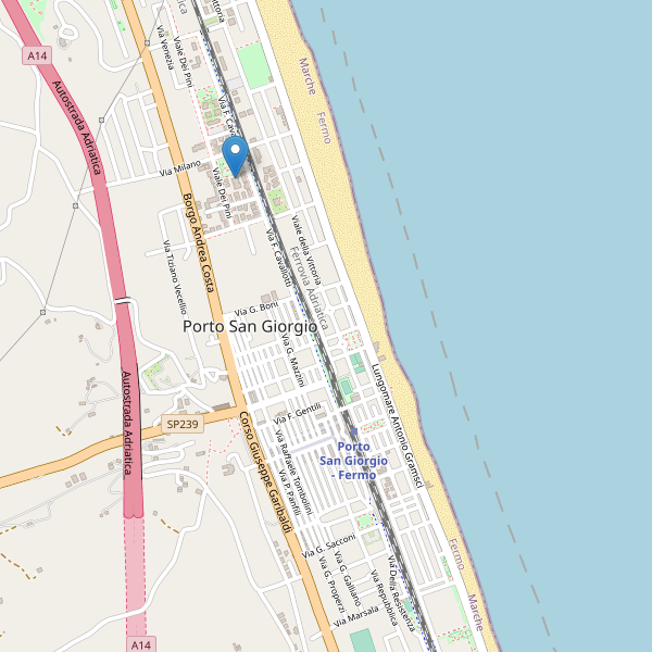 Thumbnail mappa supermercati di Porto San Giorgio