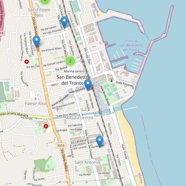 Thumbnail mappa supermercati di San Benedetto del Tronto