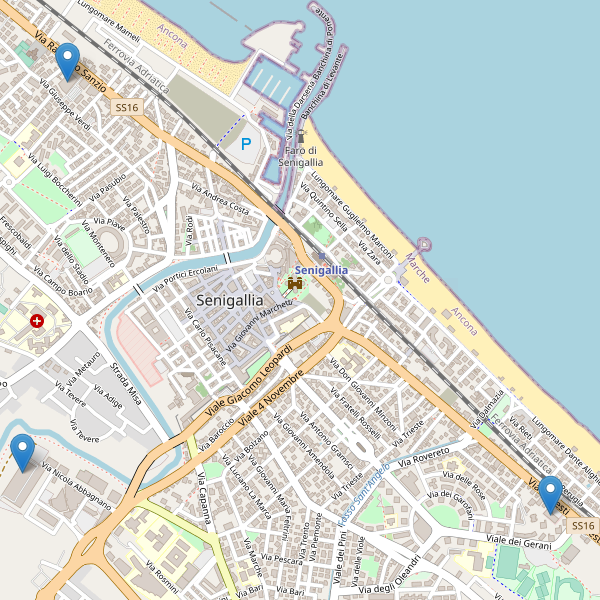 Thumbnail mappa supermercati di Senigallia