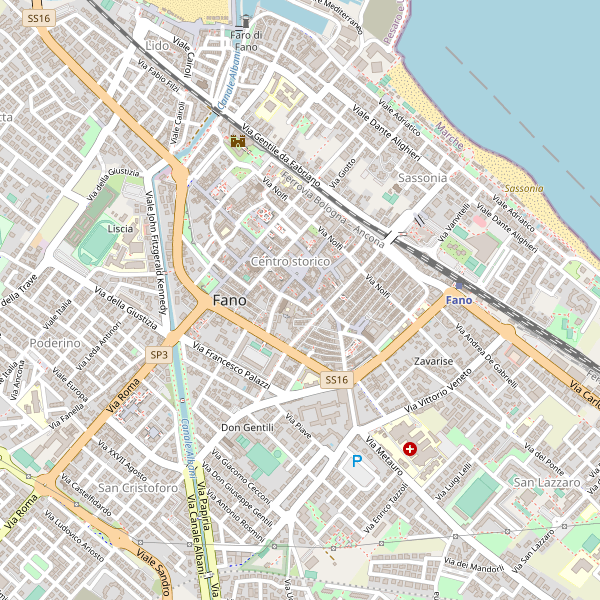 Thumbnail mappa taxi di Fano