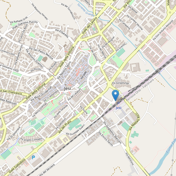 Thumbnail mappa taxi di Jesi