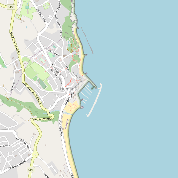 Thumbnail mappa taxi di Numana