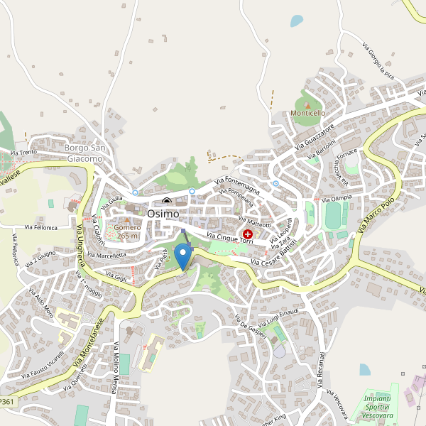 Thumbnail mappa taxi di Osimo