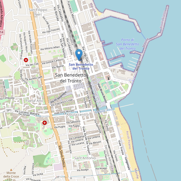 Thumbnail mappa taxi di San Benedetto del Tronto