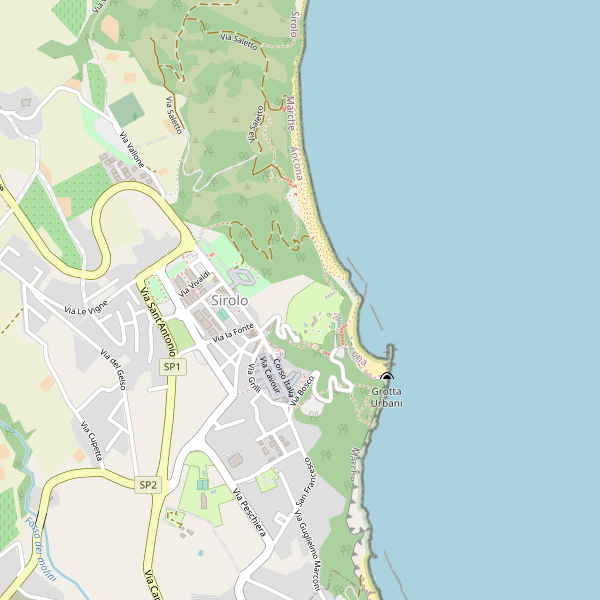 Thumbnail mappa taxi di Sirolo