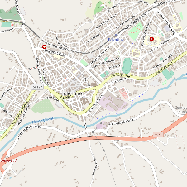 Thumbnail mappa taxi di Tolentino