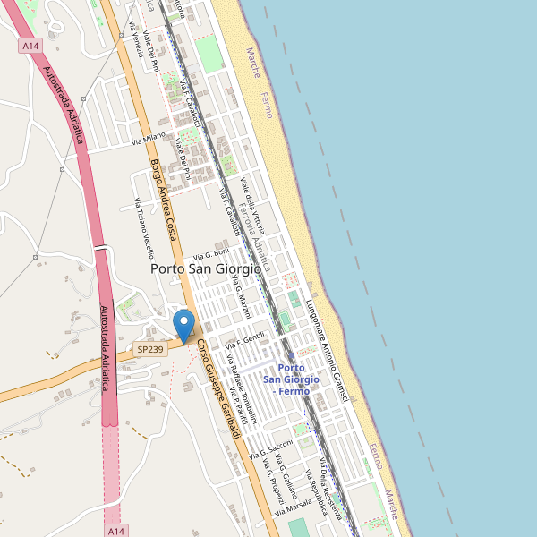 Thumbnail mappa teatri di Porto San Giorgio