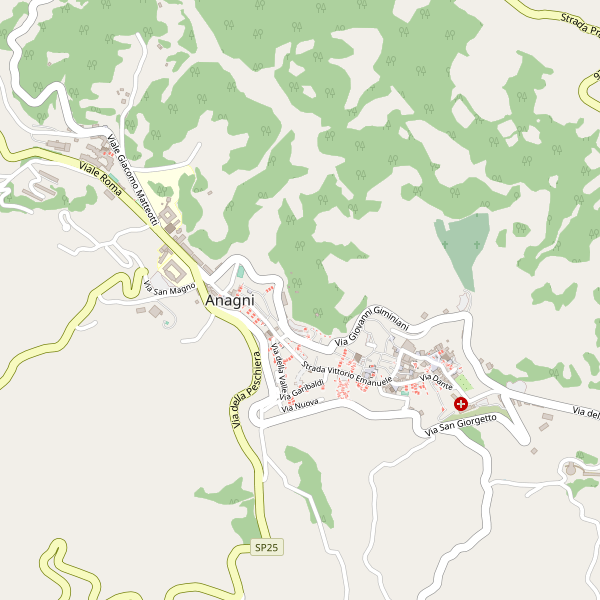Thumbnail mappa ostelli di Anagni