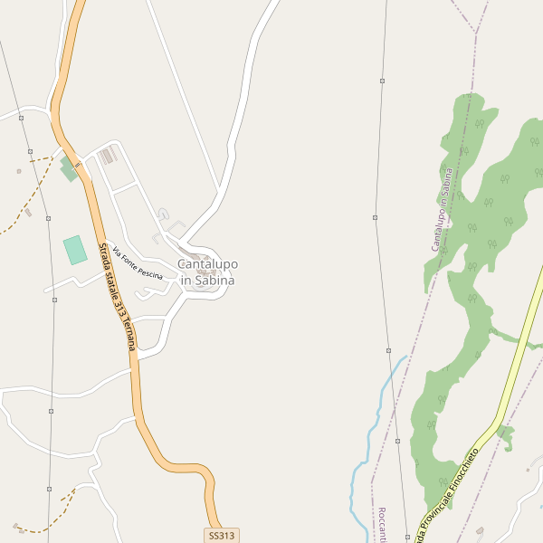 Thumbnail mappa stradale di Cantalupo in Sabina