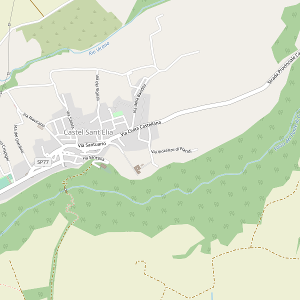 Thumbnail mappa stradale di Castel Sant'Elia