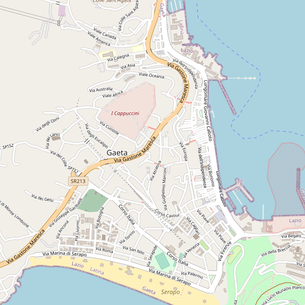 Thumbnail mappa gelaterie di Gaeta