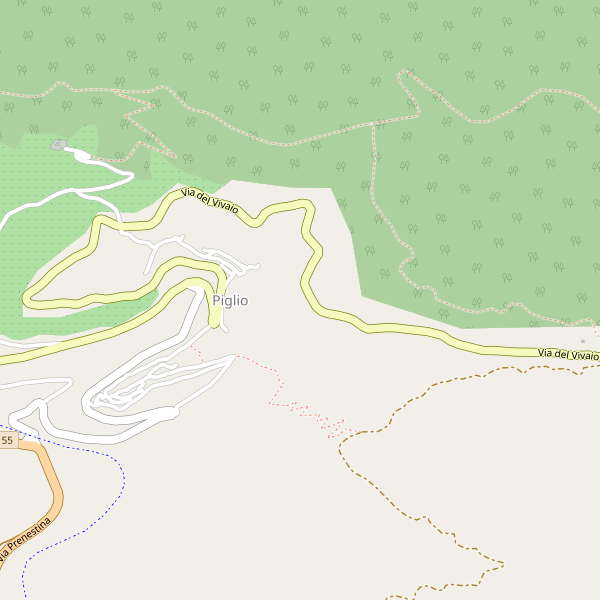 Thumbnail mappa stradale di Piglio