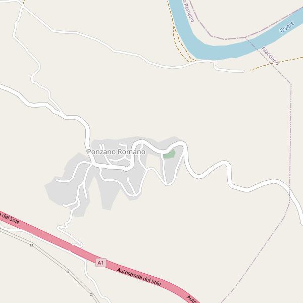 Thumbnail mappa stradale di Ponzano Romano