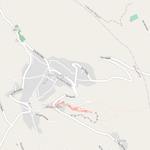 Thumbnail mappa stradale di Roccasecca
