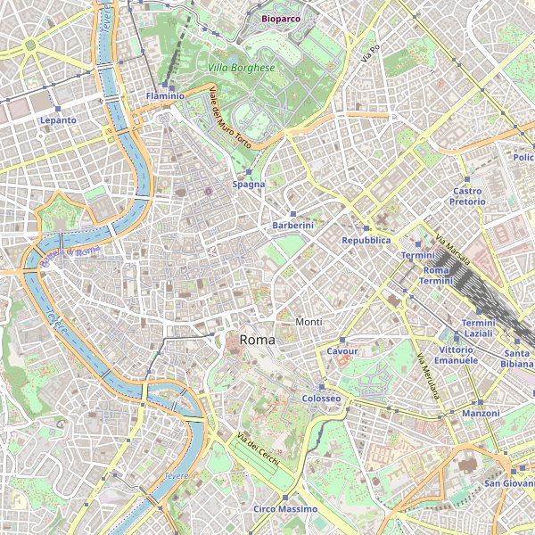 Thumbnail mappa stazioni di Roma