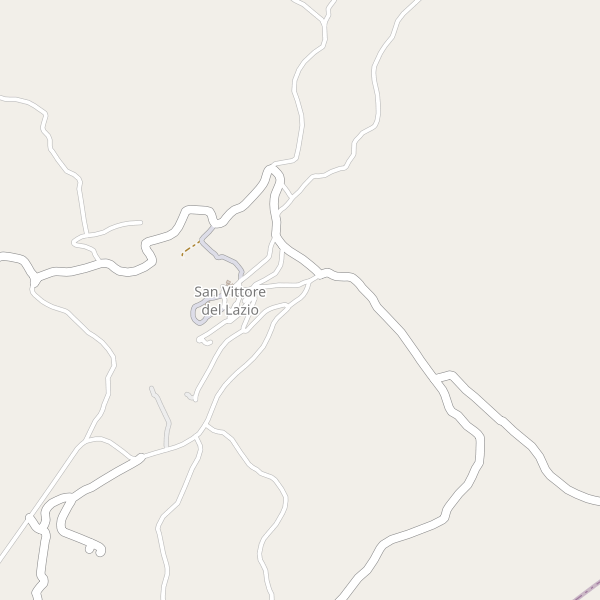 Thumbnail mappa stradale di San Vittore del Lazio